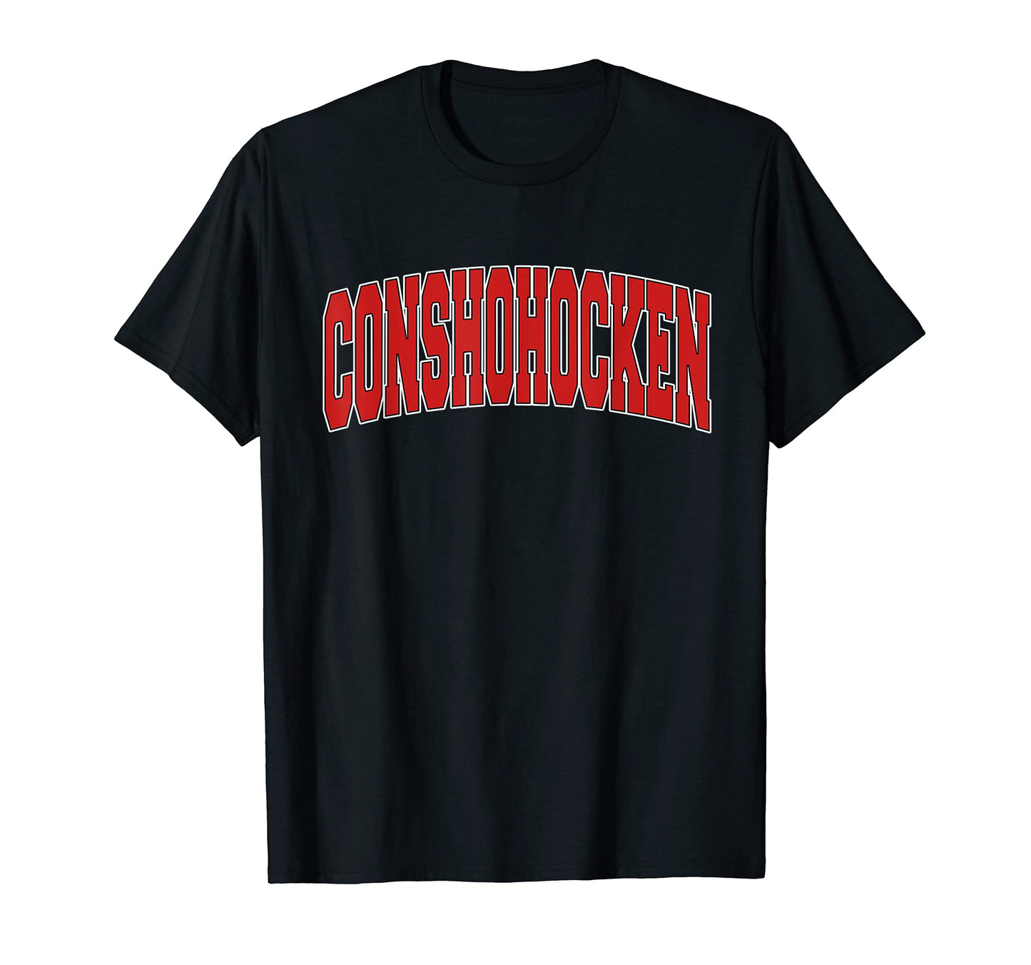 Conshohocken Pa Pennsylvania Varsity T-Shirt - Custom Art Print for Adults - T-Shirt, Sweatshirt, Hoodie
