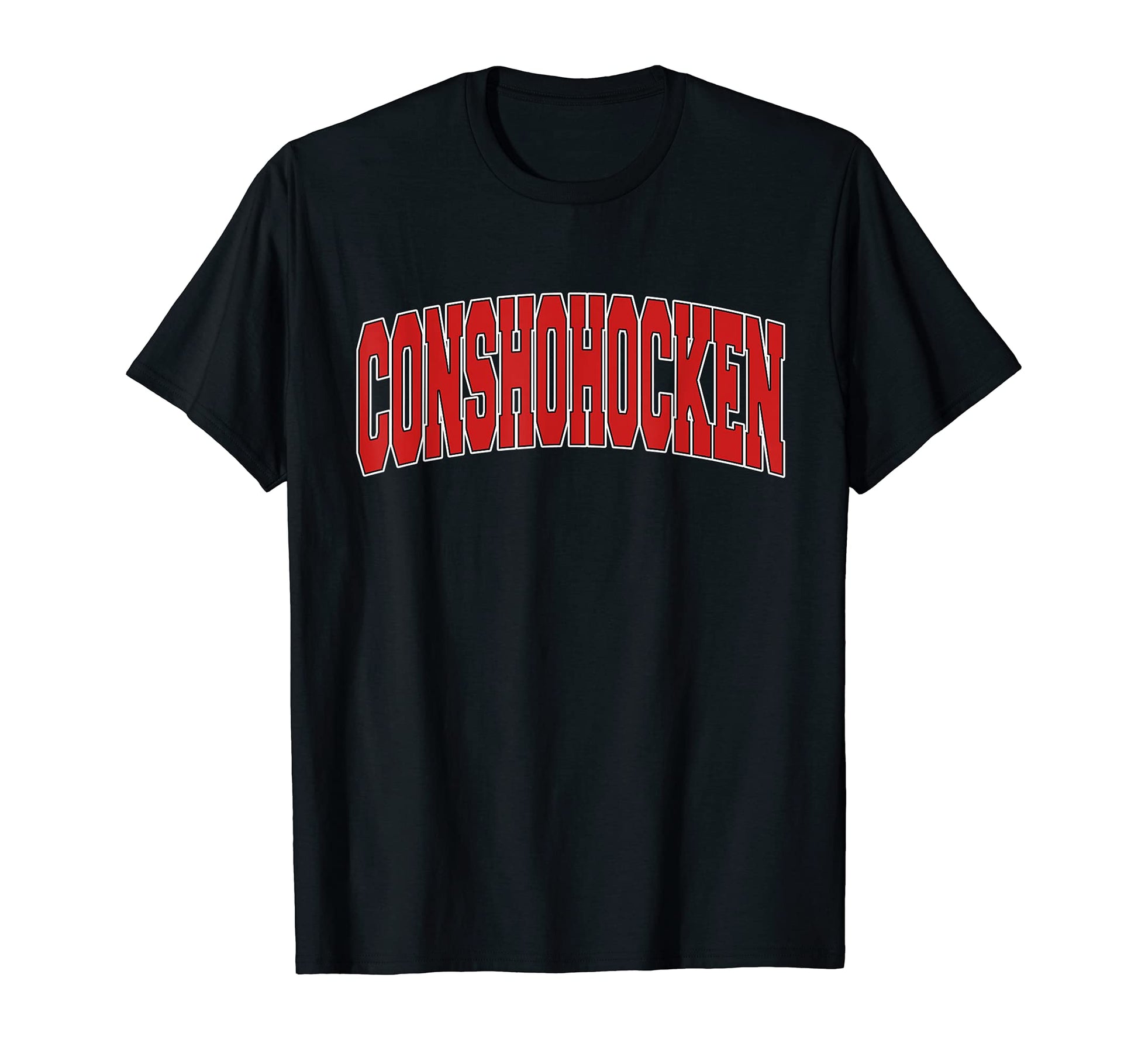 Conshohocken Pa Pennsylvania Varsity T-Shirt - Custom Art Print for Adults - T-Shirt, Sweatshirt, Hoodie