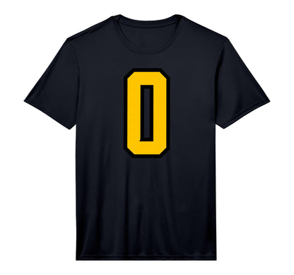 Yellow Black Sports Team Number 0 T-Shirt - Streetwear Style Unisex - T-Shirt, Sweatshirt, Hoodie