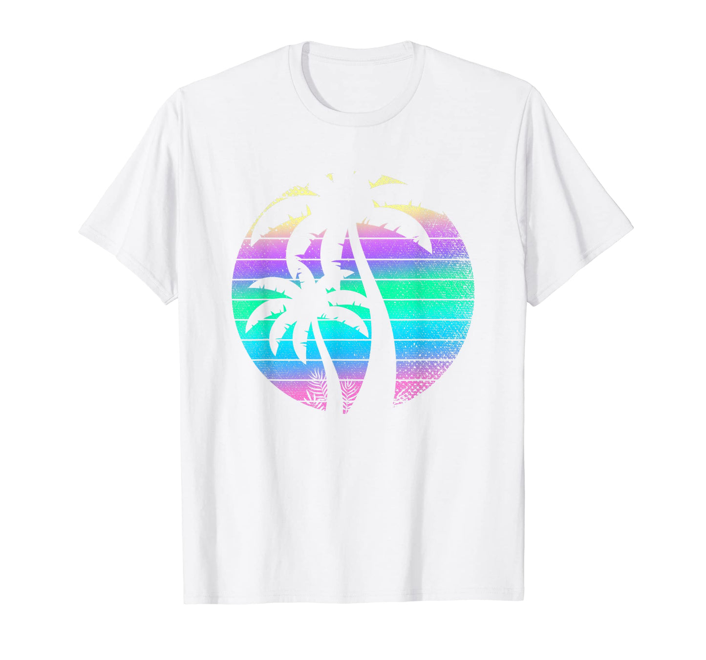 Palm Trees 80S Vaporwave Aesthetic T-Shirt - Streetwear Style Men Women - T-Shirt, Sweatshirt, Hoodie