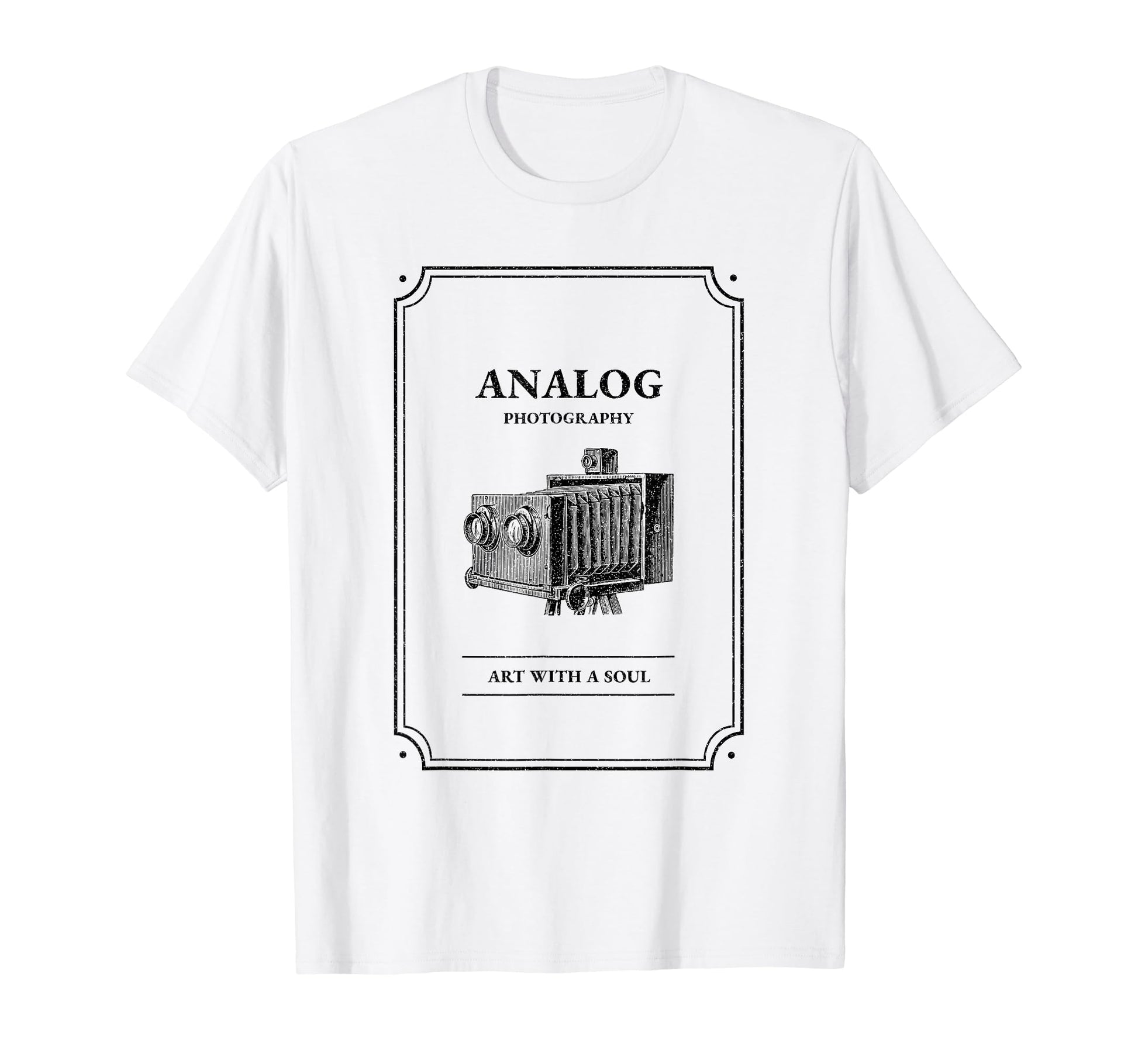 Analog Photography Art Soul Camera T-Shirt - Unique Graphic Men Women - T-Shirt, Sweatshirt, Hoodie