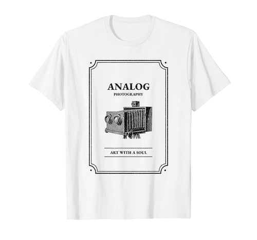 Analog Photography Art Soul Camera T-Shirt - Unique Graphic Men Women - T-Shirt, Sweatshirt, Hoodie