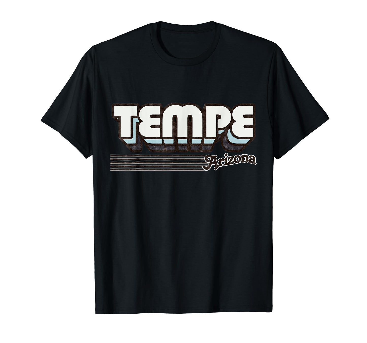 Tempe Arizona Stripes T-Shirt - Fun Novelty Design Unisex - T-Shirt, Sweatshirt, Hoodie