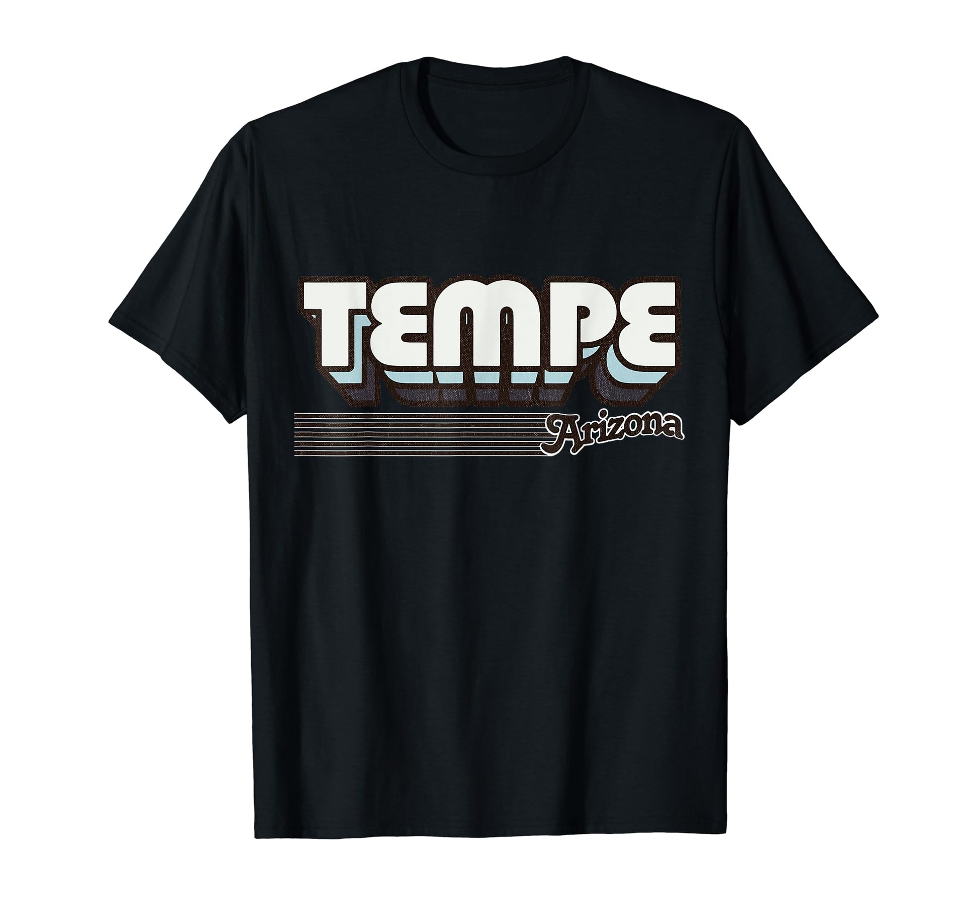 Tempe Arizona Stripes T-Shirt - Fun Novelty Design Unisex - T-Shirt, Sweatshirt, Hoodie