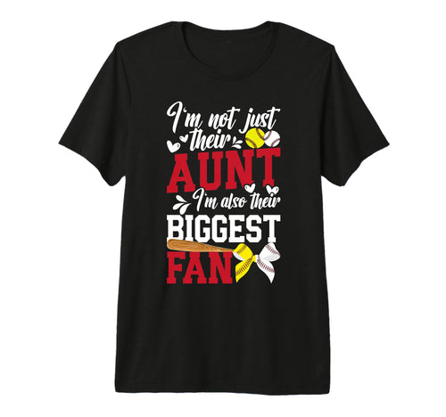 Their Biggest Fan Softball Baseball T-Shirt - Minimalist Print for Adults - T-Shirt, Sweatshirt, Hoodie