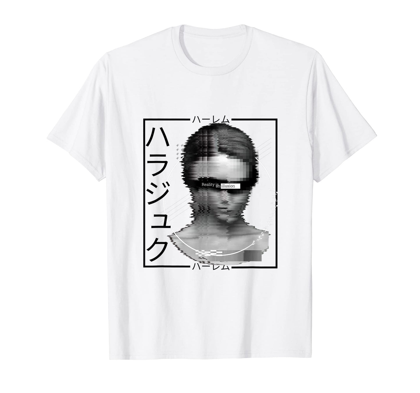 Vaporwave Statue Aesthetic Art Glitch T-Shirt - Aesthetic Graphic Unisex - T-Shirt, Sweatshirt, Hoodie