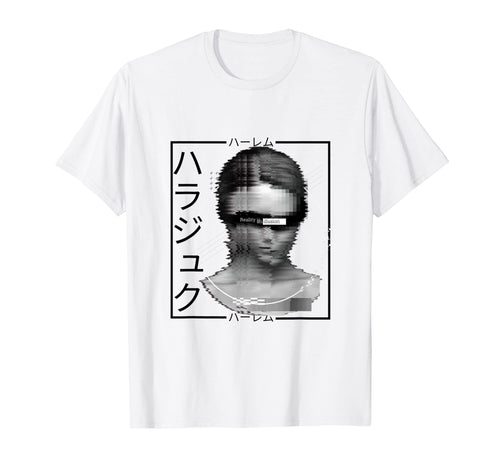 Vaporwave Statue Aesthetic Art Glitch T-Shirt - Aesthetic Graphic Unisex - T-Shirt, Sweatshirt, Hoodie