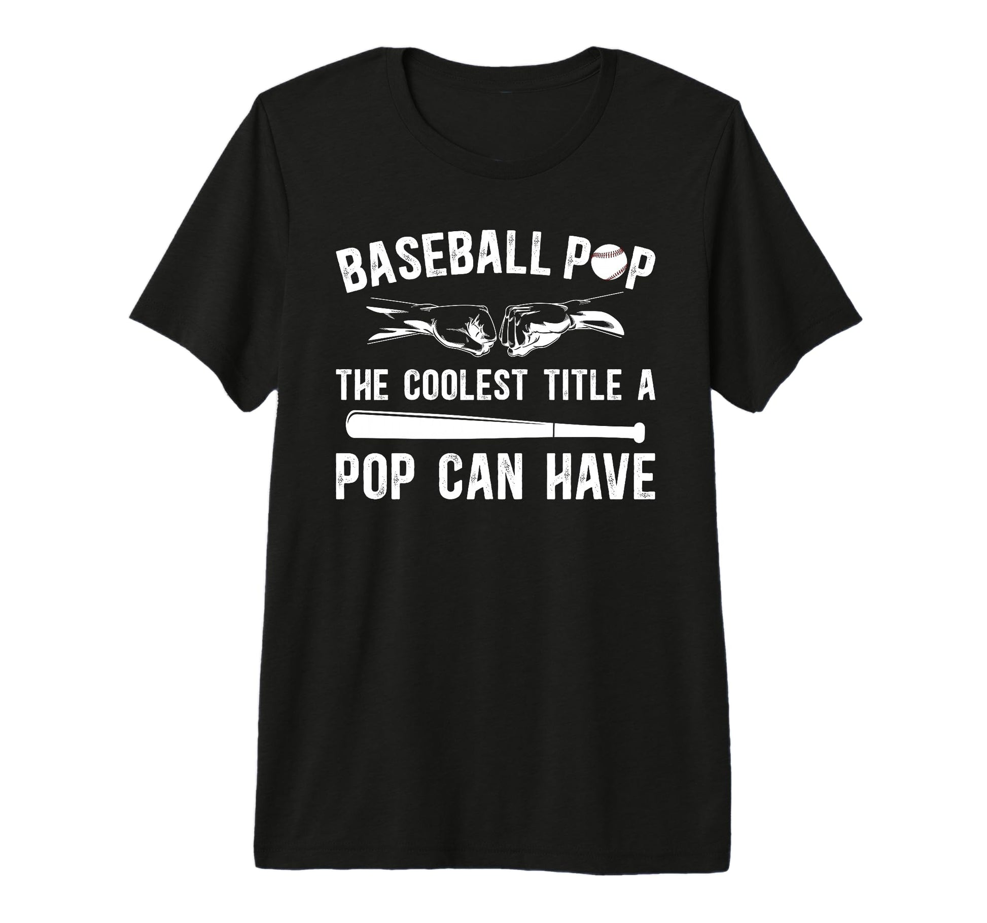 Mens Baseball Pop Coolest Title Pop T-Shirt - Minimalist Print Men Women - T-Shirt, Sweatshirt, Hoodie