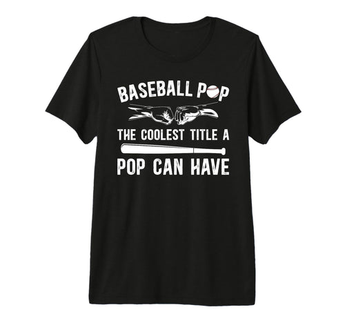 Mens Baseball Pop Coolest Title Pop T-Shirt - Minimalist Print Men Women - T-Shirt, Sweatshirt, Hoodie