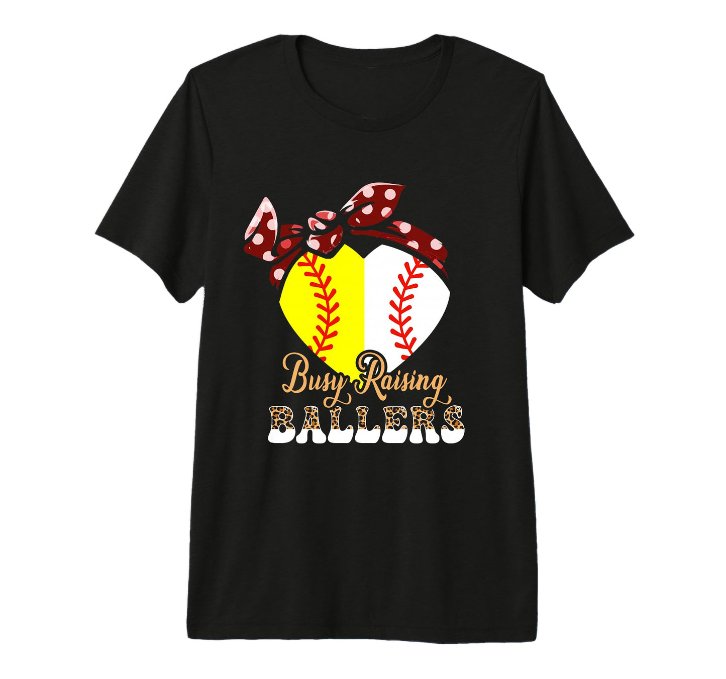 Busy Raising Ballers Grandma Ballers T-Shirt - Unique Graphic Unisex - T-Shirt, Sweatshirt, Hoodie