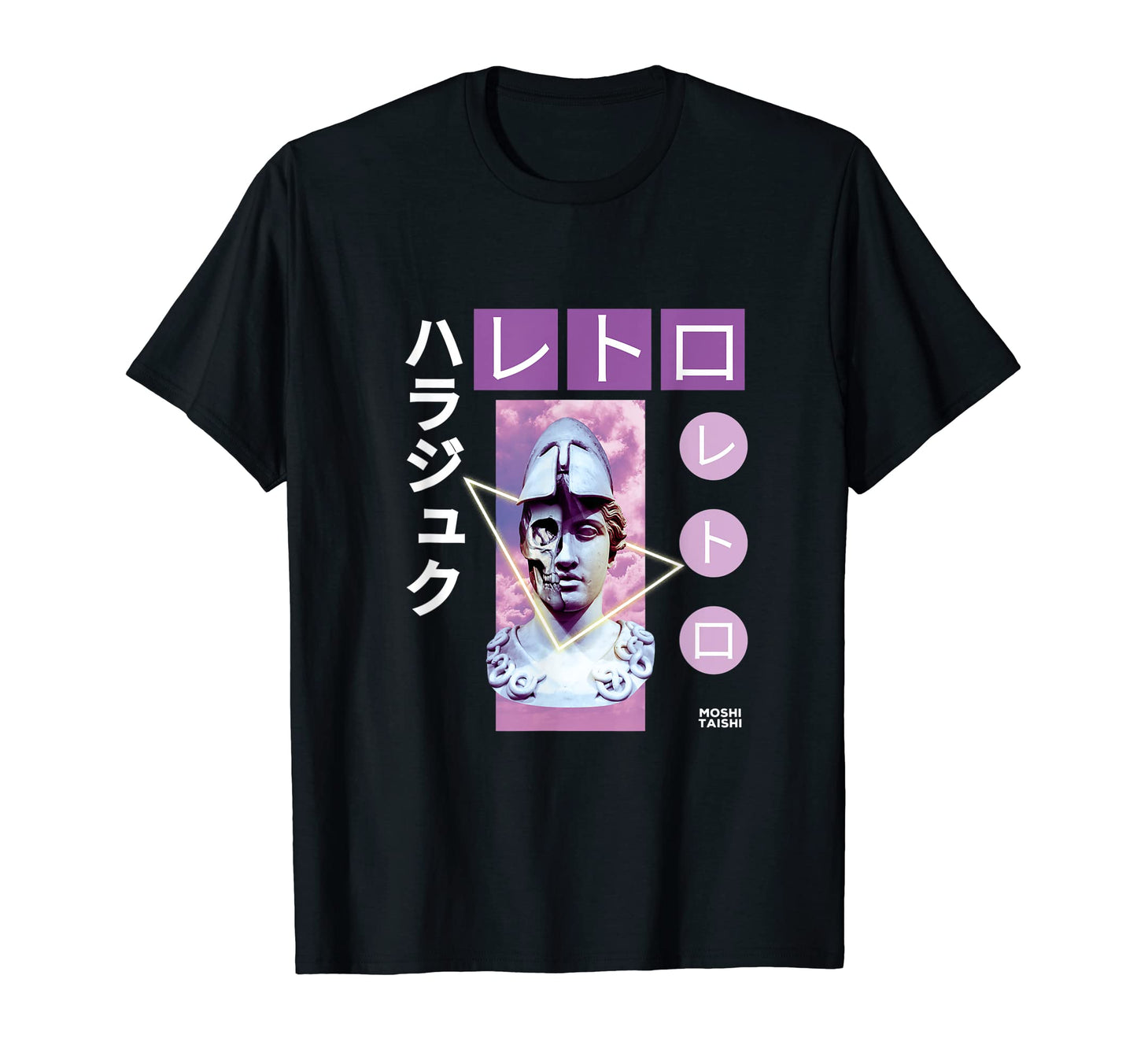 Vaporwave Statue Aesthetic Art Glitch T-Shirt - Trendy Graphic for Adults - T-Shirt, Sweatshirt, Hoodie