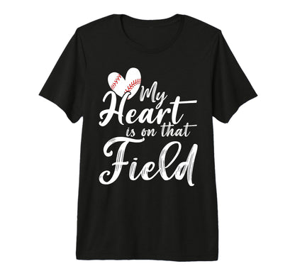 My Heart Is That Field Proud T-Shirt - Casual Everyday Wear Men Women - T-Shirt, Sweatshirt, Hoodie
