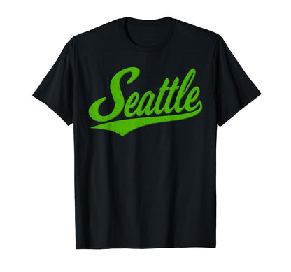 Seattle Washington Varsity Script Sports T-Shirt - Graphic Print Men Women - T-Shirt, Sweatshirt, Hoodie
