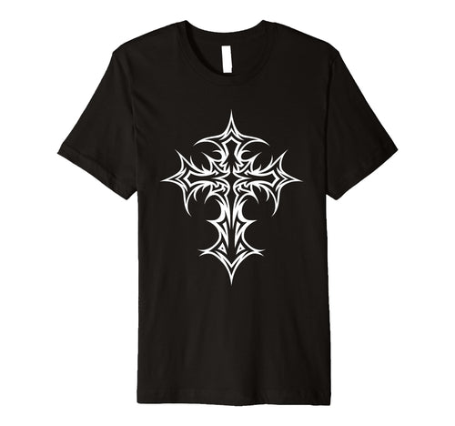Gothic Cross Y2K Alt Aesthetic T-Shirt - Aesthetic Graphic for Adults - T-Shirt, Sweatshirt, Hoodie