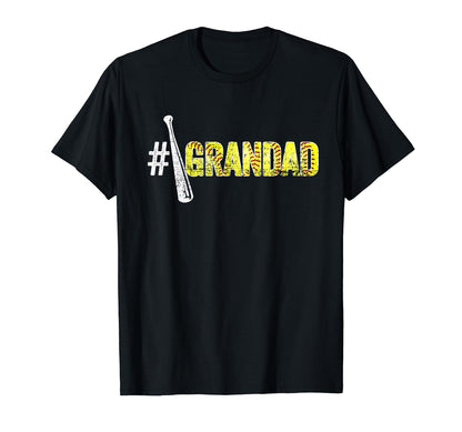 Number One Softball Grandad T-Shirt - Casual Everyday Wear for Adults - T-Shirt, Sweatshirt, Hoodie