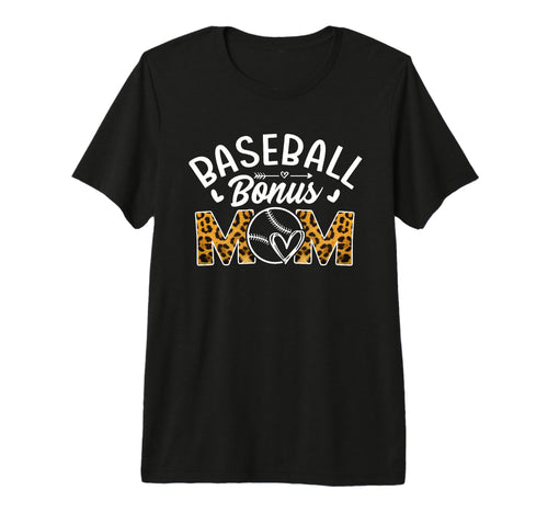 Baseball Bonus Mom Baseball Moms Step T-Shirt - Minimalist Print Men Women - T-Shirt, Sweatshirt, Hoodie