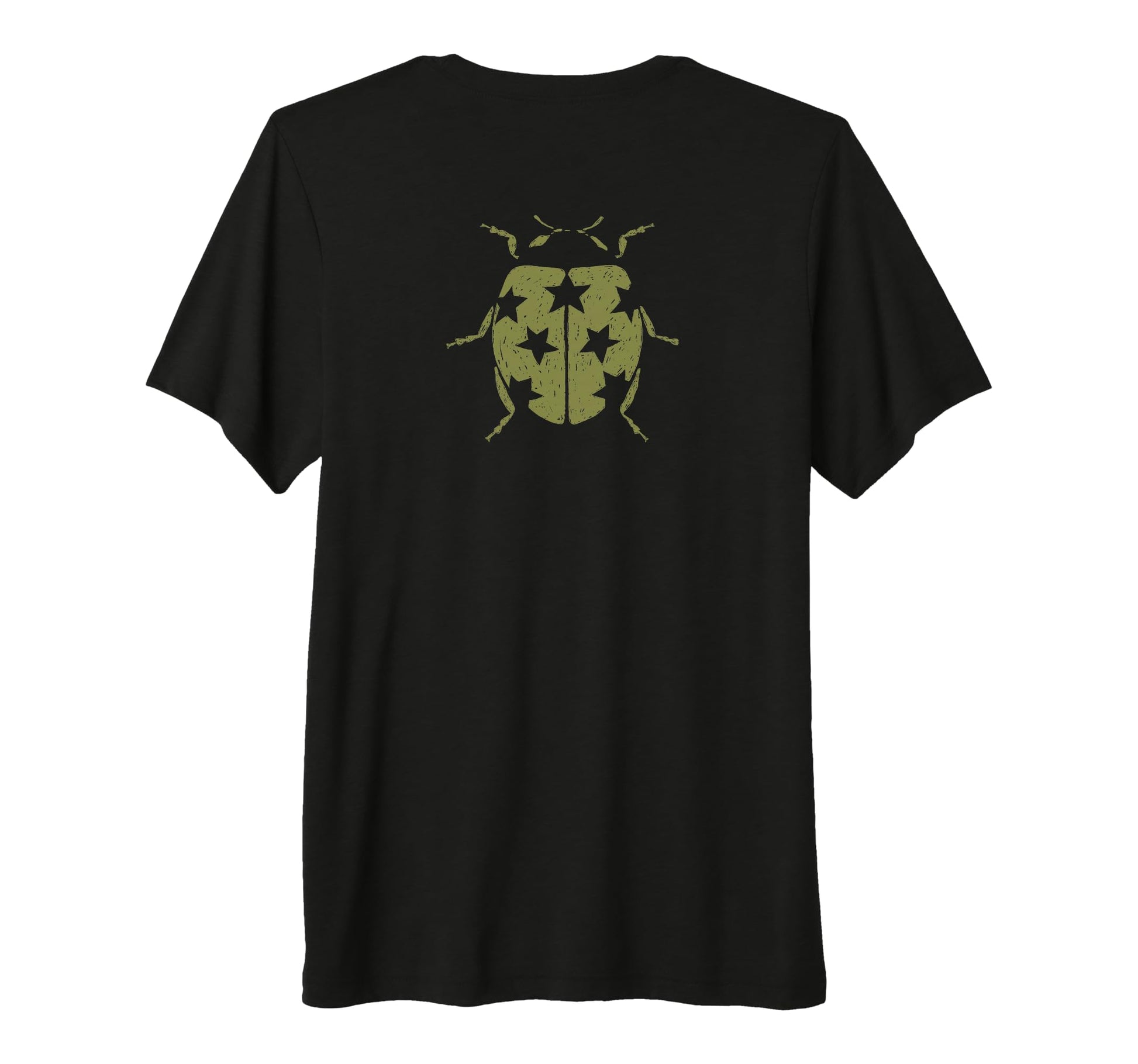Fairy Grunge Ladybug Star Dots Whimsy T-Shirt - Custom Art Print Unisex - T-Shirt, Sweatshirt, Hoodie