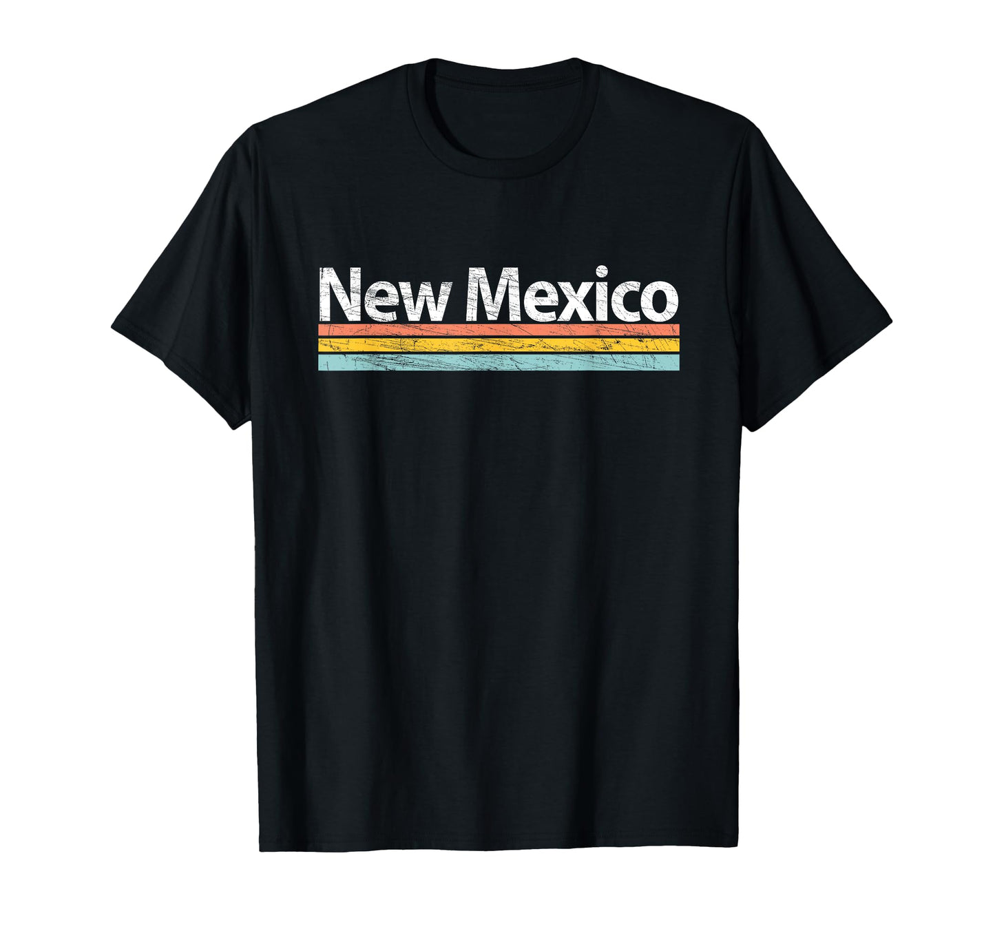 New Mexico Worn Stripes T-Shirt - Novelty Apparel Unisex - T-Shirt, Sweatshirt, Hoodie
