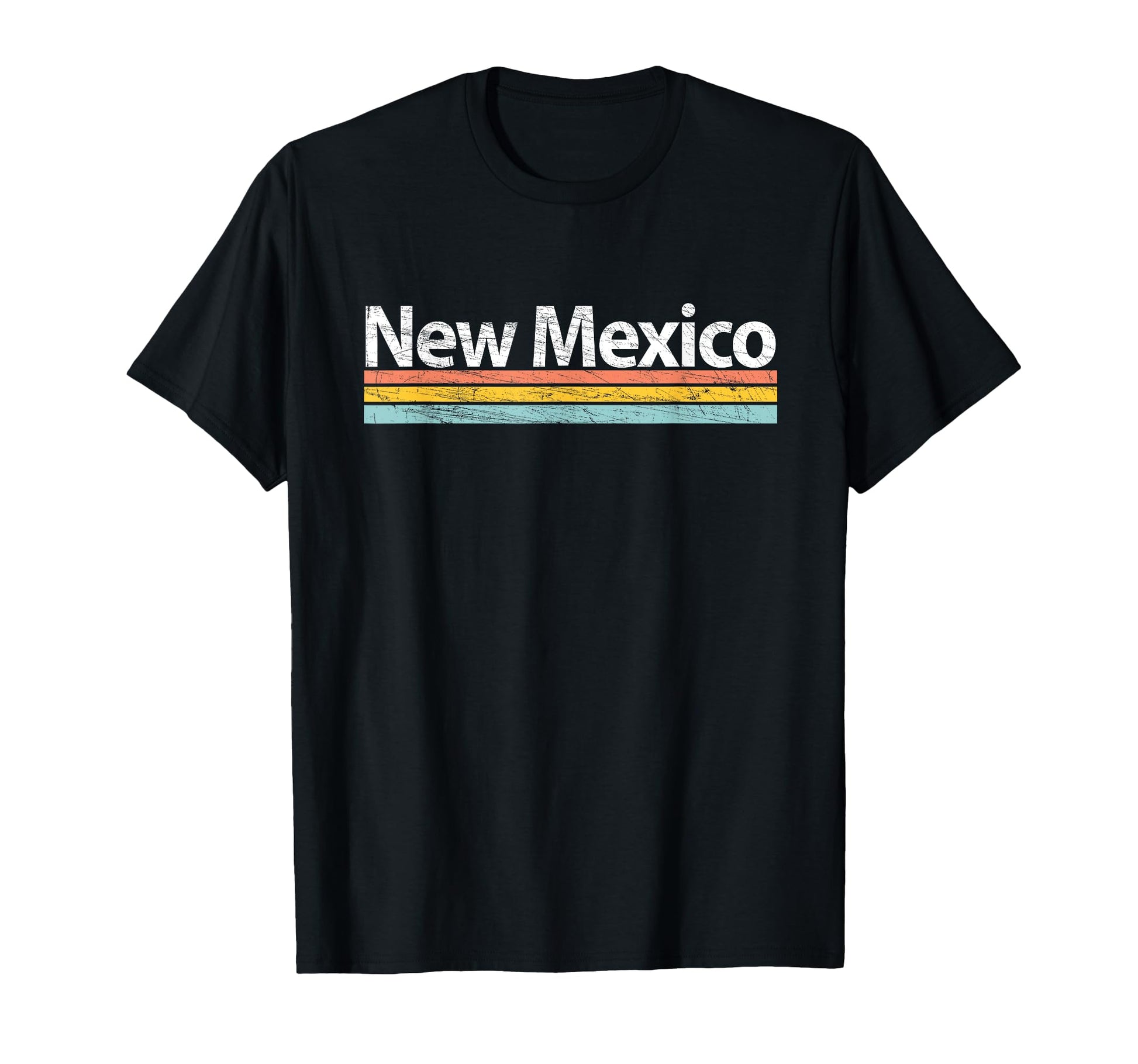 New Mexico Worn Stripes T-Shirt - Novelty Apparel Unisex - T-Shirt, Sweatshirt, Hoodie