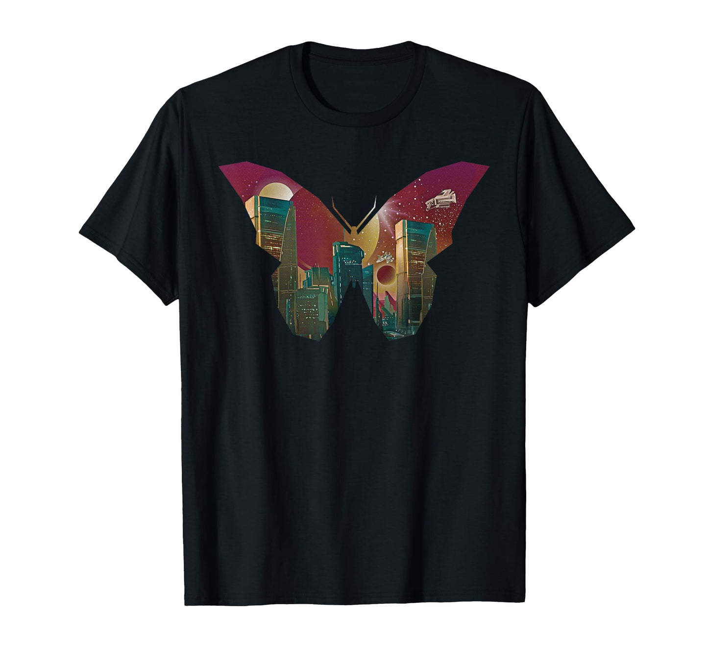 Atom Punk Aesthetic Vaporwave Futuristic T-Shirt - Graphic Print Men Women - T-Shirt, Sweatshirt, Hoodie
