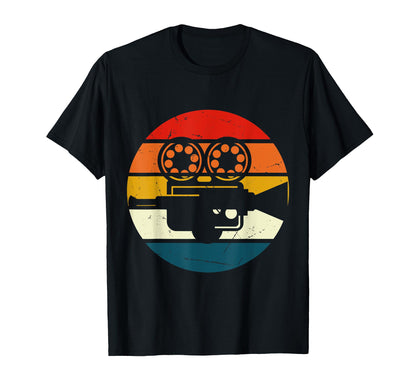 Camera Movie Director Chair Film Making T-Shirt - Custom Art Print Unisex - T-Shirt, Sweatshirt, Hoodie