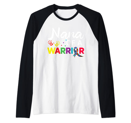 Nana Warrior Autism Autistic Hoodie - Trendy Graphic for Adults - T-Shirt, Sweatshirt, Hoodie