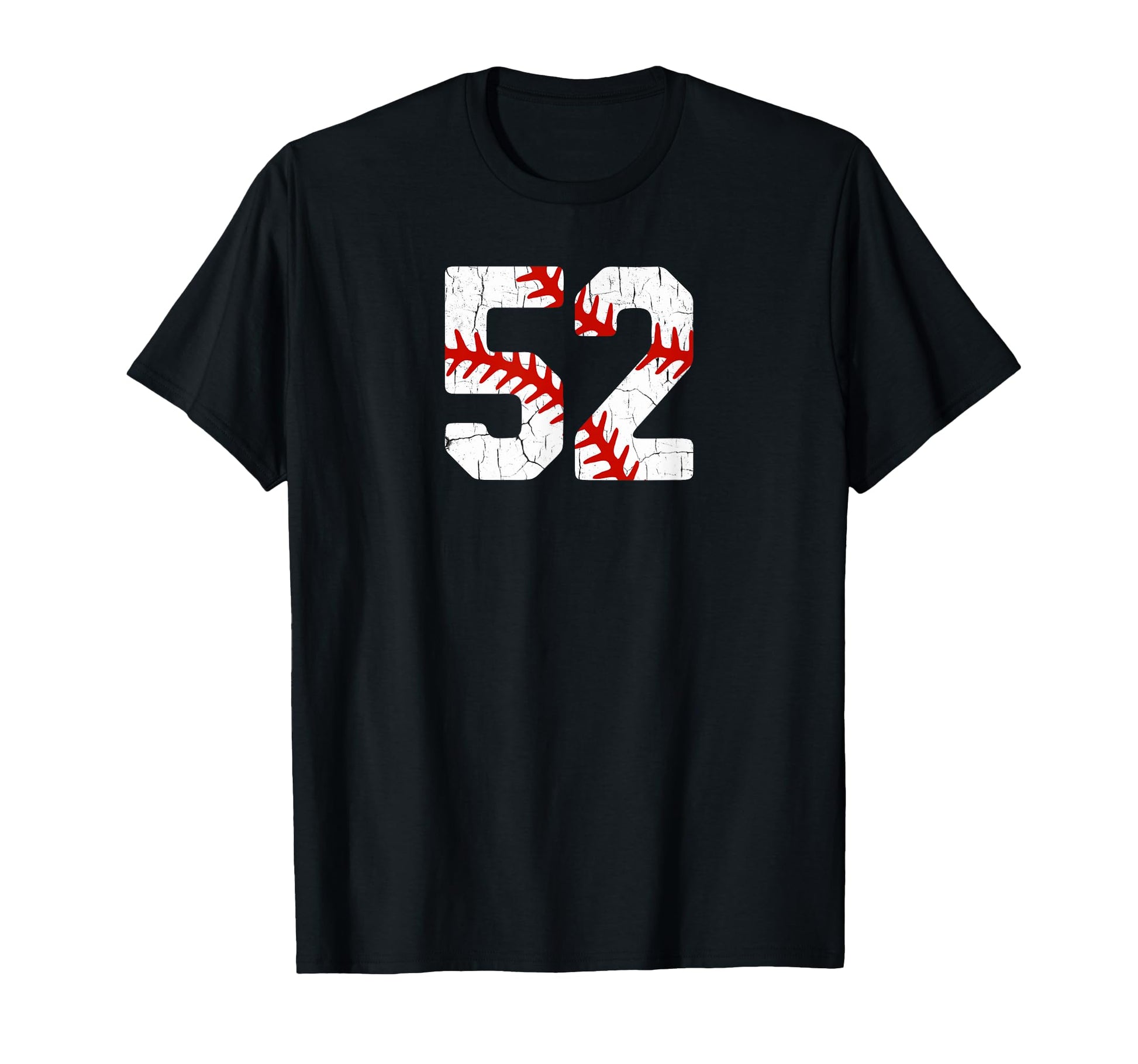 Baseball Player Jersey Number 52 52 T-Shirt - Trendy Graphic Men Women - T-Shirt, Sweatshirt, Hoodie
