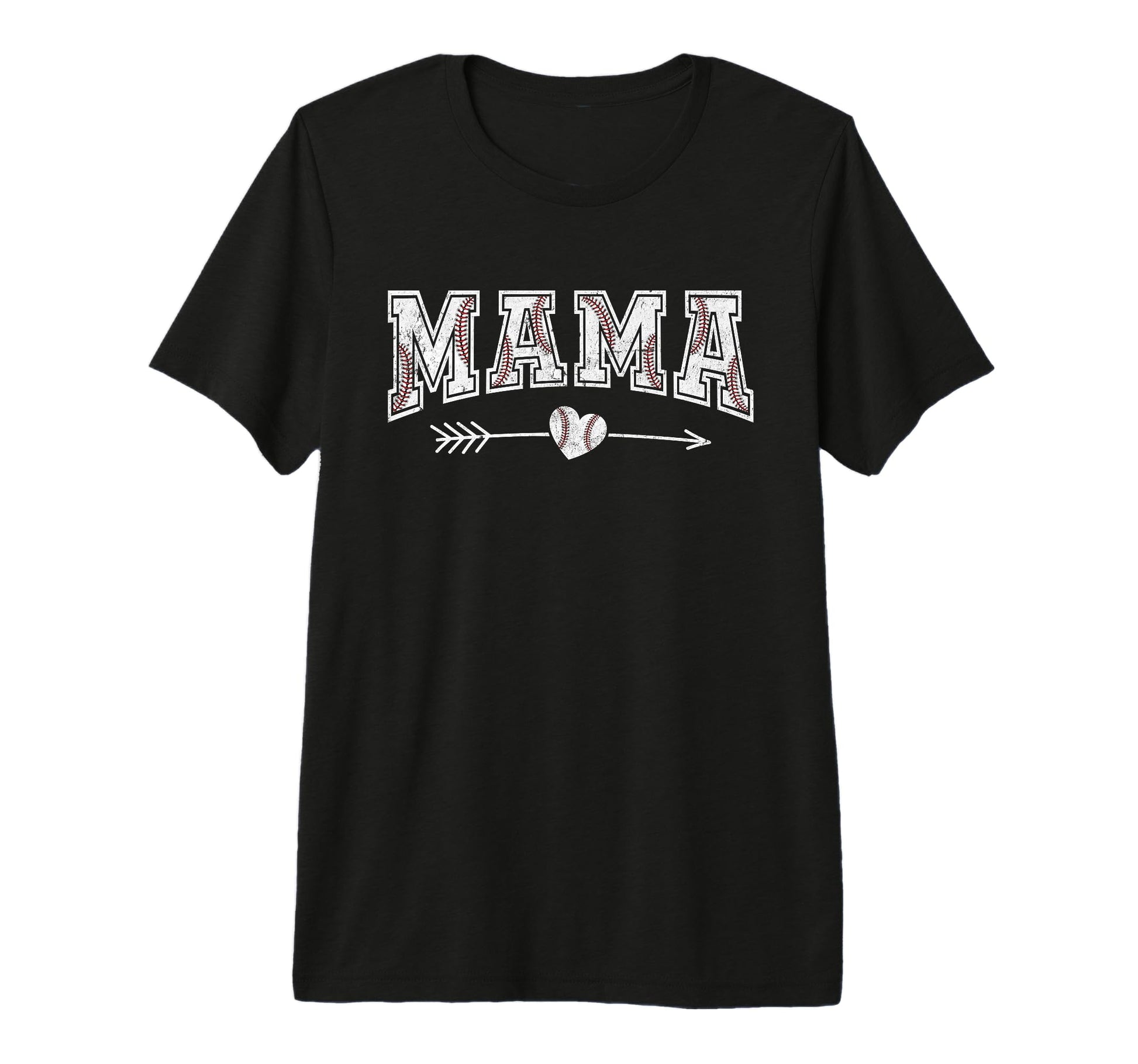 Baseball Mama Sporty Player Baseball T-Shirt - Unique Graphic for Adults - T-Shirt, Sweatshirt, Hoodie