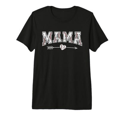 Baseball Mama Sporty Player Baseball T-Shirt - Unique Graphic for Adults - T-Shirt, Sweatshirt, Hoodie