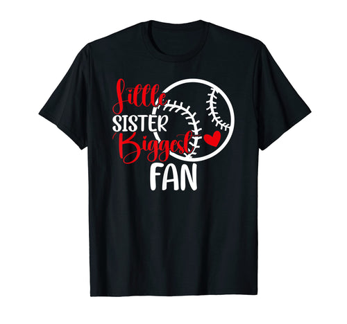 Baseball Sister Little Sister Biggest T-Shirt - Minimalist Print Men Women - T-Shirt, Sweatshirt, Hoodie