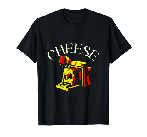 Cheese Camera Pop Art T-Shirt - Aesthetic Graphic Men Women - T-Shirt, Sweatshirt, Hoodie
