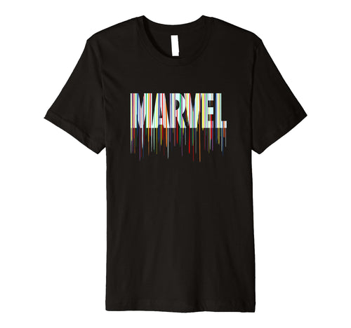 Marvel Comics Rainbow Paint Drip Logo T-Shirt - Graphic Print Men Women - T-Shirt, Sweatshirt, Hoodie