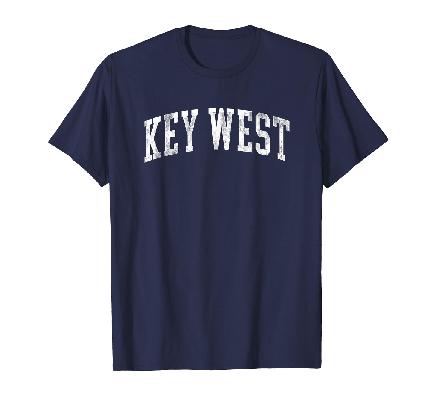 Key West Florida Varsity Arched Text T-Shirt - Streetwear Style for Adults - T-Shirt, Sweatshirt, Hoodie