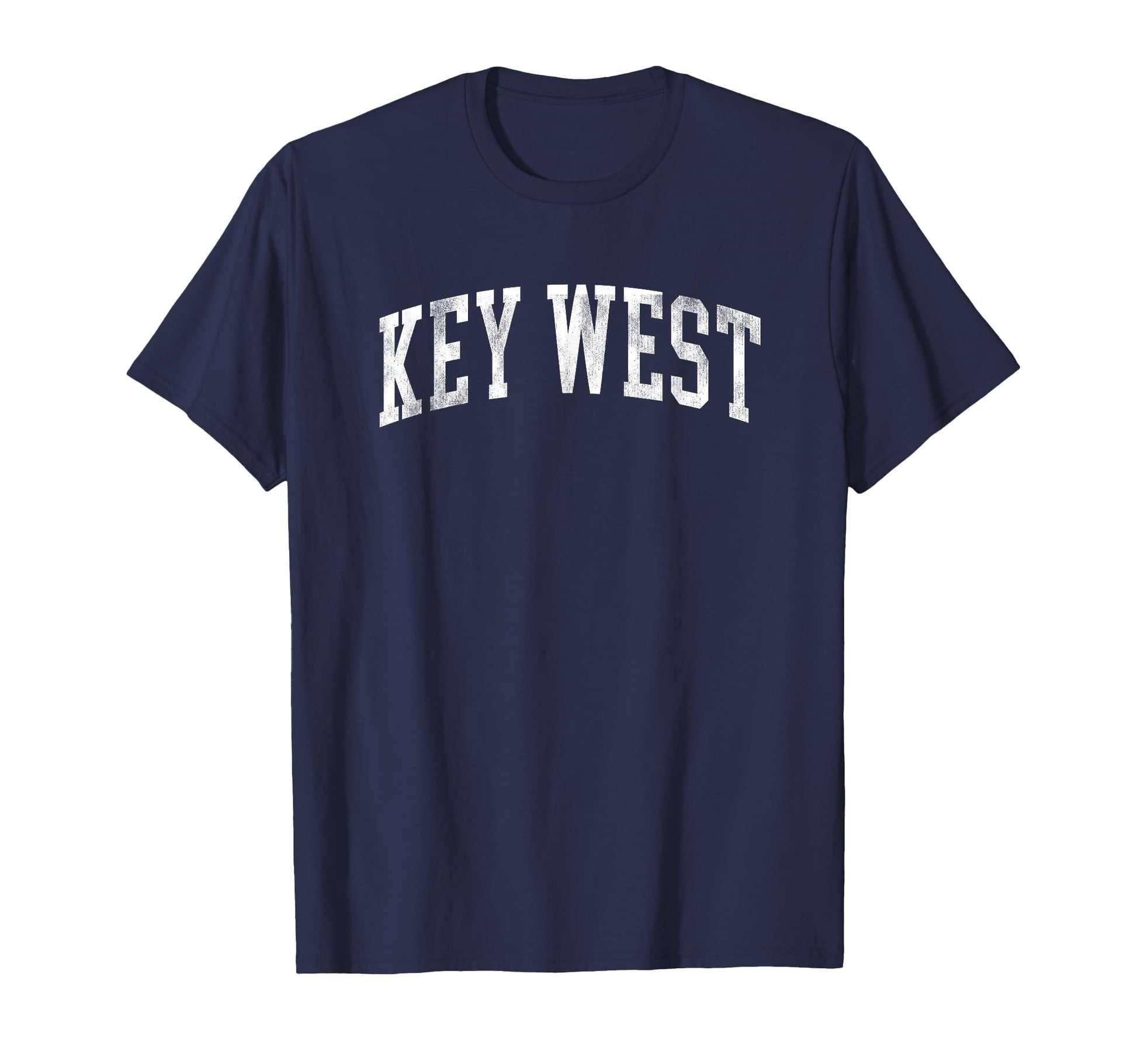 Key West Florida Varsity Arched Text T-Shirt - Streetwear Style for Adults - T-Shirt, Sweatshirt, Hoodie