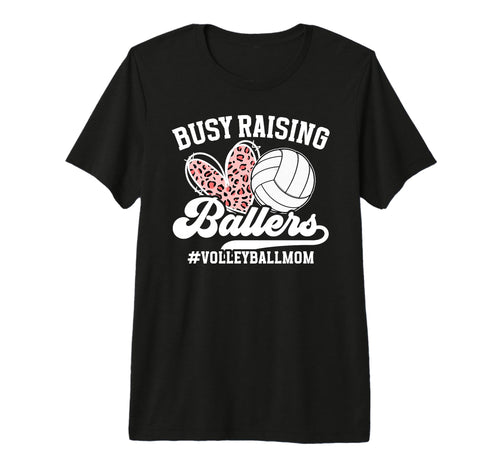 Raising Ballers Volleyball Mom T-Shirt - Trendy Graphic Men Women - T-Shirt, Sweatshirt, Hoodie
