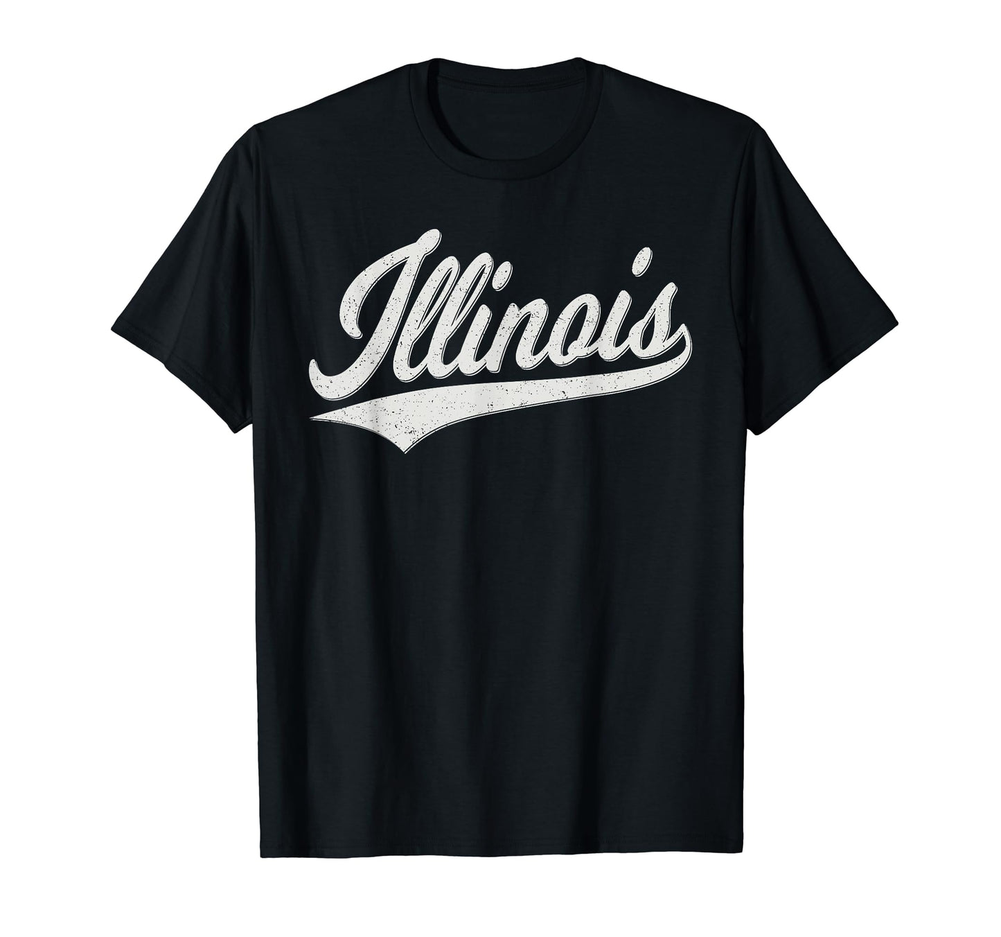 Illinois Varsity Script Sports T-Shirt - Custom Art Print Unisex - T-Shirt, Sweatshirt, Hoodie