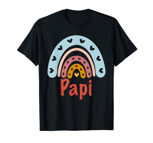 Papi Birthday Rainbow Boho Papi T-Shirt - Casual Everyday Wear Men Women - T-Shirt, Sweatshirt, Hoodie