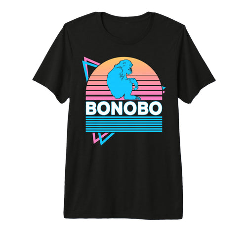 Bonobo Vaporwave Aesthetic Tri T-Shirt - Casual Everyday Wear Men Women - T-Shirt, Sweatshirt, Hoodie