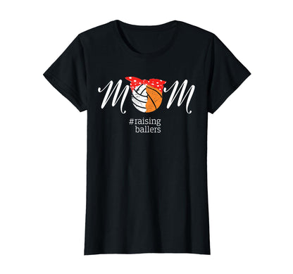 Volleyball Mom Shirts Gifts Raising T-Shirt - Custom Art Print Unisex - T-Shirt, Sweatshirt, Hoodie