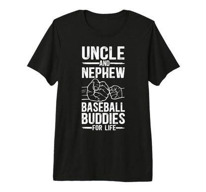 Mens Baseball Uncle And Nephew T-Shirt - Casual Everyday Wear for Adults - T-Shirt, Sweatshirt, Hoodie