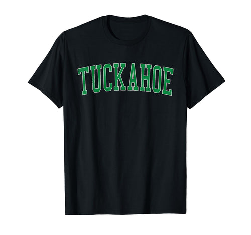 Tuckahoe Va Distressed Green Varsity T-Shirt - Aesthetic Graphic for Adults - T-Shirt, Sweatshirt, Hoodie