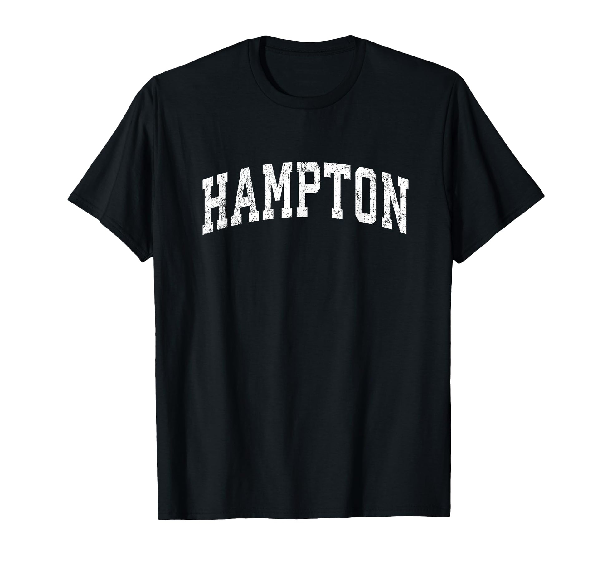 Hampton Virginia Va Varsity Sports Text T-Shirt - Unique Graphic for Adults - T-Shirt, Sweatshirt, Hoodie