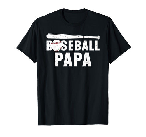 Baseball Papa Proud Grandpa Papa T-Shirt - Fun Novelty Design for Adults - T-Shirt, Sweatshirt, Hoodie