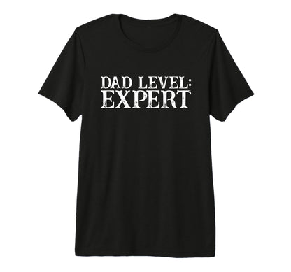 Mens Dad Level Expert Video Gamer Nerd T-Shirt - Aesthetic Graphic Unisex - T-Shirt, Sweatshirt, Hoodie