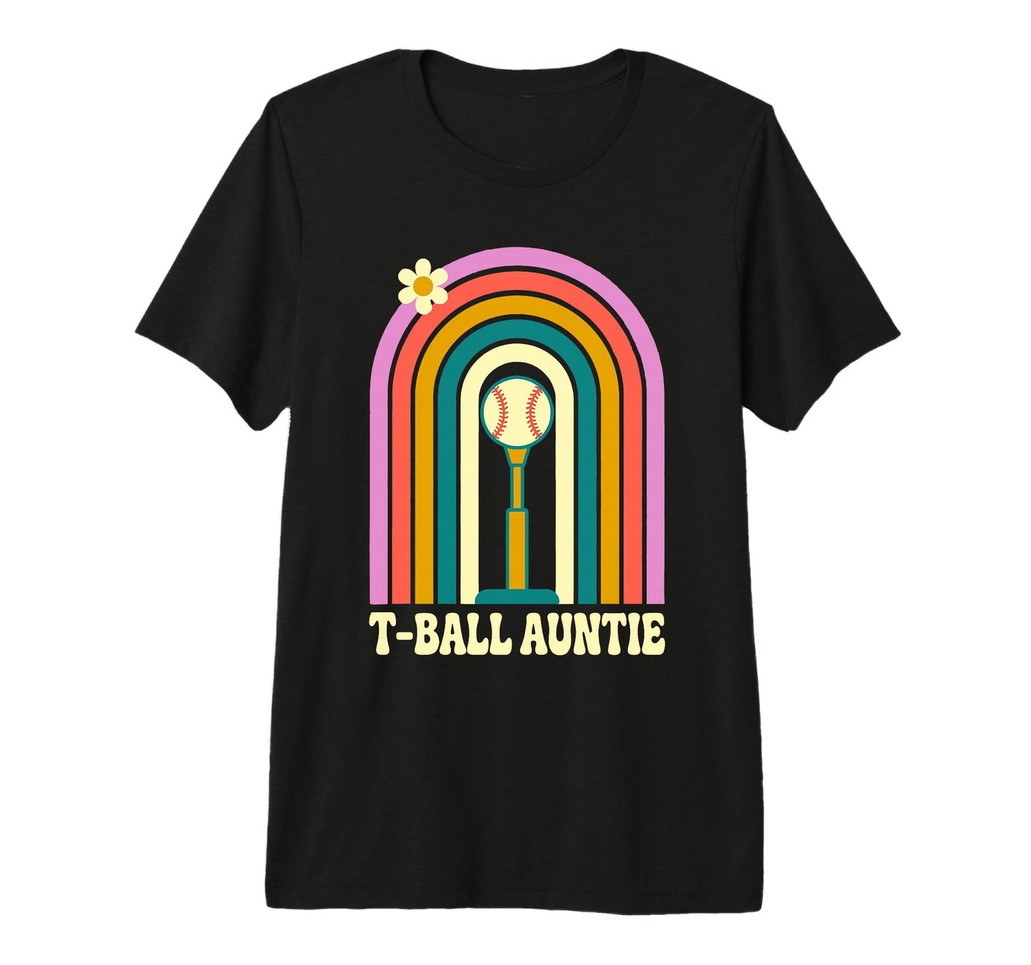 Funny T Ball Auntie Softball Ball T T-Shirt - Trendy Graphic for Adults - T-Shirt, Sweatshirt, Hoodie