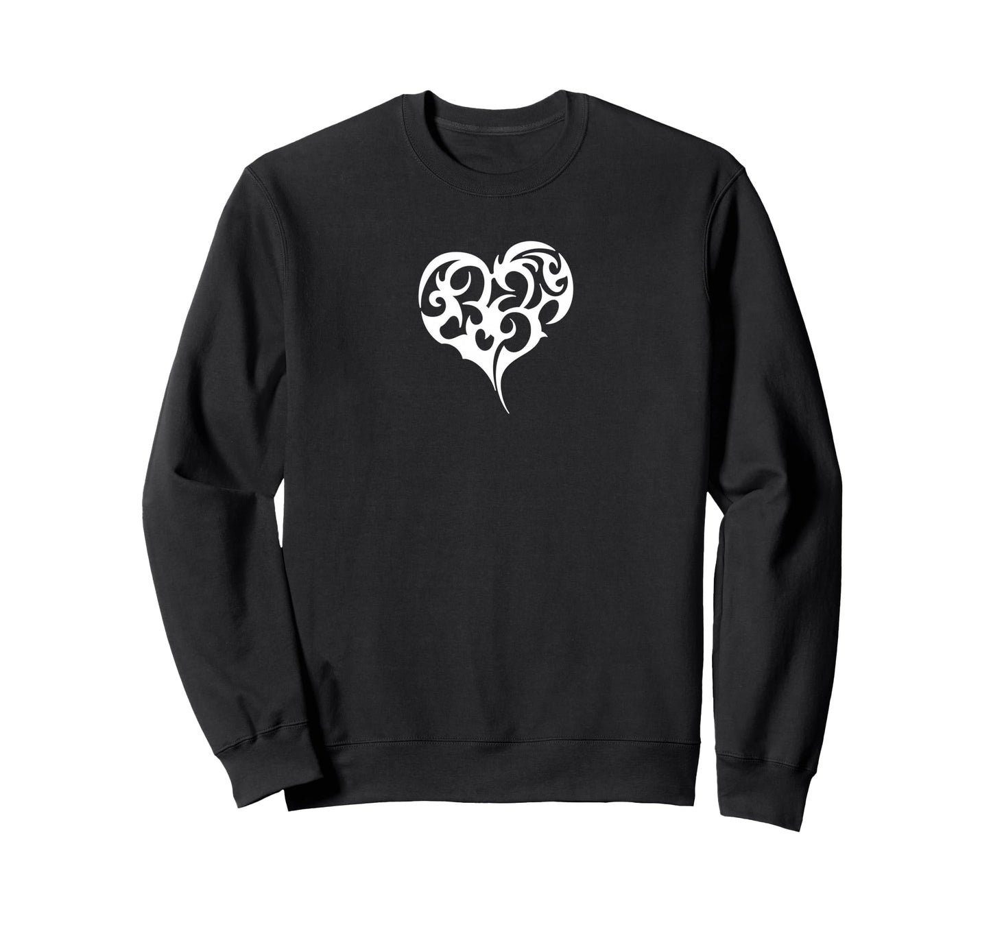 Y2K Tribal Heart Tattoo Sweatshirt - Aesthetic Graphic Men Women - T-Shirt, Sweatshirt, Hoodie