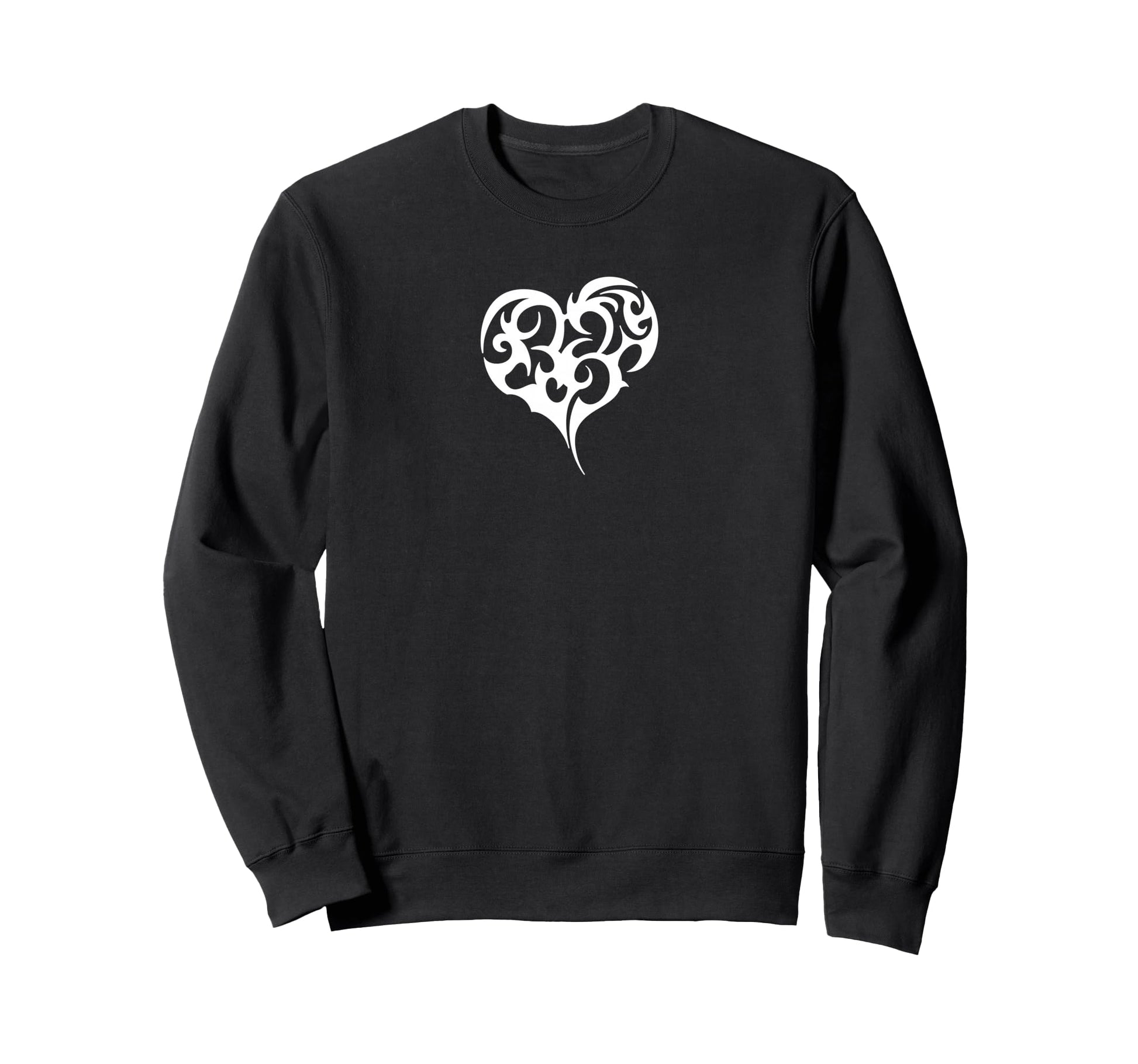 Y2K Tribal Heart Tattoo Sweatshirt - Aesthetic Graphic Men Women - T-Shirt, Sweatshirt, Hoodie