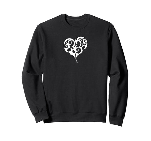 Y2K Tribal Heart Tattoo Sweatshirt - Aesthetic Graphic Men Women - T-Shirt, Sweatshirt, Hoodie
