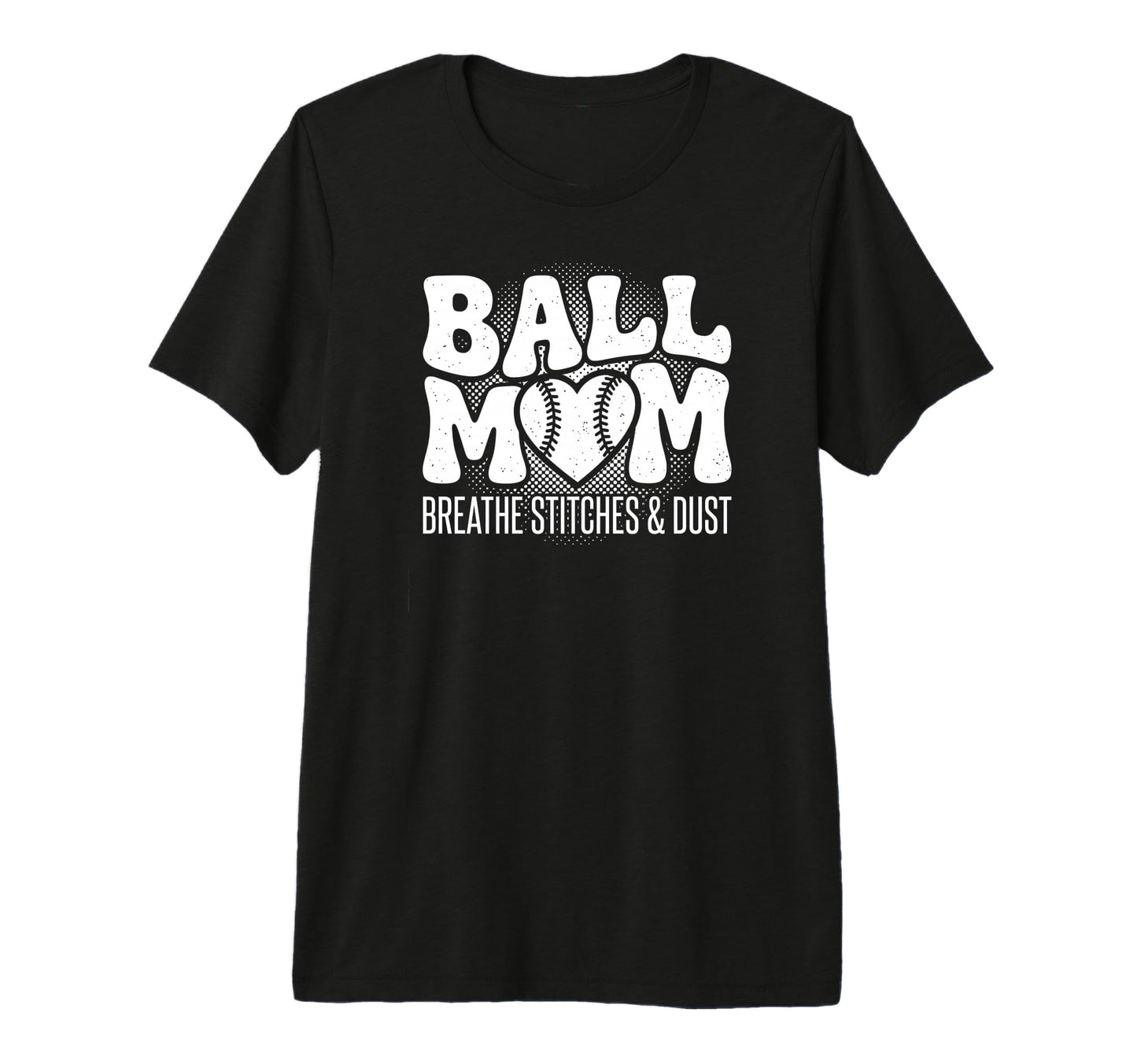 Baseball Mom Gameday Travel Bleed Stitches T-Shirt - Unique Graphic Unisex - T-Shirt, Sweatshirt, Hoodie