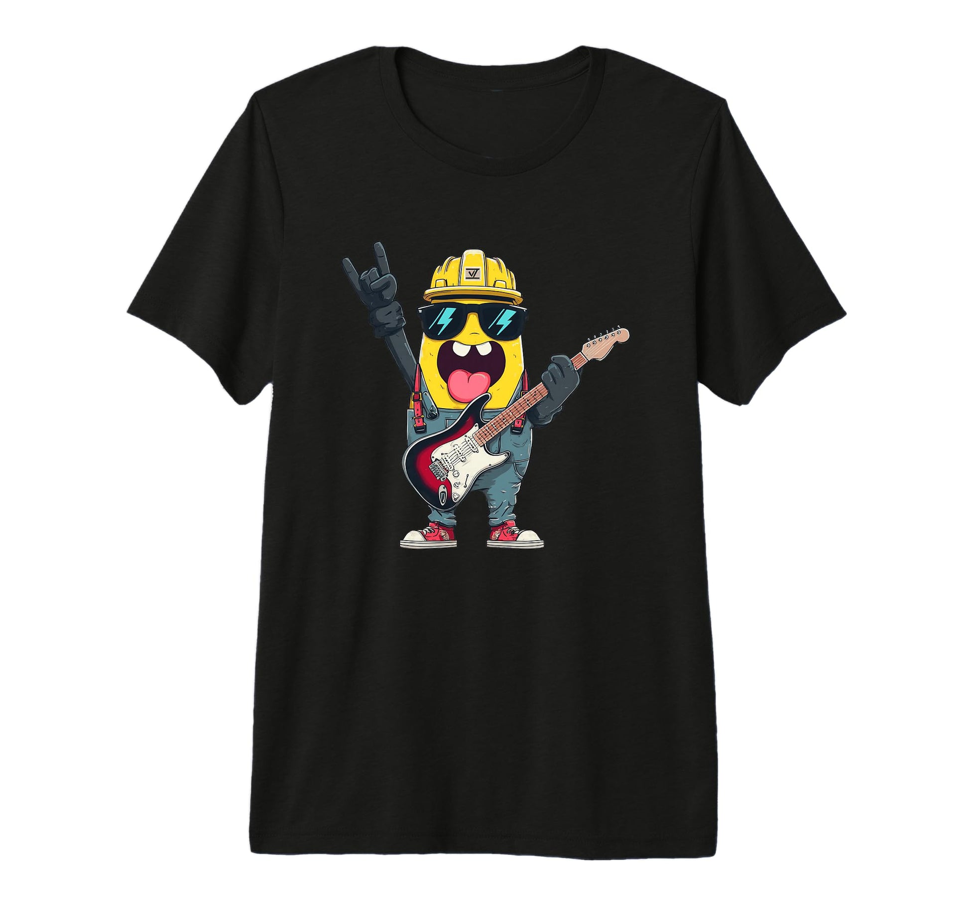 Funny Cartoon Character Musician T-Shirt - Trendy Graphic for Adults - T-Shirt, Sweatshirt, Hoodie